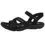 Skechers Reggae Slim Coffee Run Damen Sandalen Schwarz