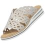 Rieker Damen Keil-Pantoletten Beige