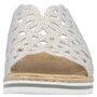 Rieker Damen Keil-Pantoletten Beige