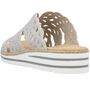 Rieker Damen Keil-Pantoletten Beige