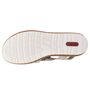 Rieker Damen Keil-Sandaletten Beige