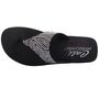 Skechers Vinyasa Paisley Wave Damen Zehentrenner Schwarz