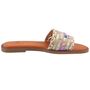 Mustang Damen Pantolette Gold/Multi