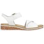 Rieker Damen Keil-Sandaletten Wei�