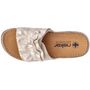 Rieker Damen Pantoletten Beige/Gold
