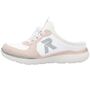 Rieker Damen Pantoletten Wei�/Rose