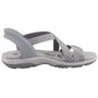 Skechers Reggae Slim Summer Sparkle Damen Sandalen Grau