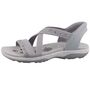 Skechers Reggae Slim Summer Sparkle Damen Sandalen Grau