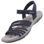 Skechers Reggae Slim Coffee Run Damen Sandalen Blau