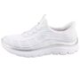 Skechers Slip-ins Summits Plus Soft Luster Damen Sneaker Wei�