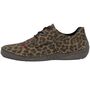 Rieker Damen Schn�rschuhe Braun/Leopard