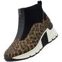Rieker Damen Stiefelette Schwarz/Leopard