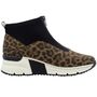 Rieker Damen Stiefelette Schwarz/Leopard