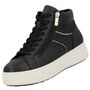 Rieker Damen Plateau High Top Sneaker Schwarz