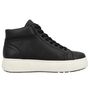 Rieker Damen Plateau High Top Sneaker Schwarz