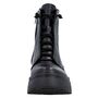 Rieker Damen Leder Stiefelette Schwarz