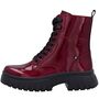 Rieker Damen Leder Stiefelette Bordeaux