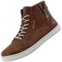 Mustang Damen High Top Sneaker Braun