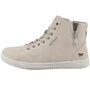 Mustang Damen High Top Sneaker Beige