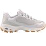 Skechers DLites Dazzling Shine Damen Sneaker Grau