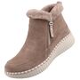 Skechers Wilshire BLVD-Fresh Zip Damen Stiefelette Taupe