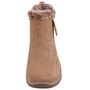 Skechers Easy Going - Cool Zip Damen Stiefelette Hellbraun