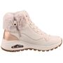 Skechers Uno Rugged - Fall Shimmer Damen Stiefelette Beige