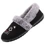 Skechers BOBS Too Cozy - Meow Pajamas Damen Hausschuhe gef�ttert Schwarz