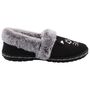 Skechers BOBS Too Cozy - Meow Pajamas Damen Hausschuhe gef�ttert Schwarz