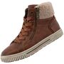 Mustang Damen High Top Sneaker Braun