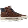 Mustang Herren High Top Sneaker Braun