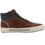 Mustang Herren High Top Sneaker Braun