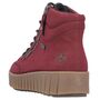 Rieker Damen TEX Plateau Stiefelette gef�ttert Rot