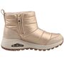 Skechers Uno Rugged Puffer Daze Damen Stiefelette Gold