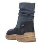 Rieker Damen TEX Stiefel gef�ttert Dunkelblau -Extra Weit