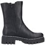 Rieker Damen Stiefel gef�ttert Schwarz