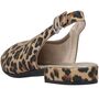 Rieker Damen Slingback Pumps Braun/Leopard