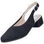 Rieker Damen Slingback Pumps Schwarz