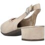 Rieker Damen Slingback Pumps Beige