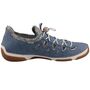Rieker Damen Slipper Blau