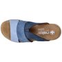 Rieker Damen Pantolette Blau - Komfortweite