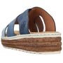 Rieker Damen Pantolette Blau - Komfortweite