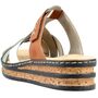 Rieker Damen Pantolette Mehrfarbig