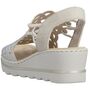 Rieker Damen Sandalette Beige