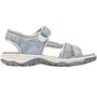 Rieker Damen Trekking Sandalen Blau