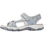 Rieker Damen Trekking Sandalen Blau