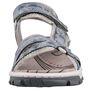 Rieker Damen Trekking Sandalen Blau