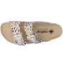 Rieker Damen Pantolette Beige/Leopard
