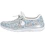 Rieker Damen Slipper Wei�/Bunt