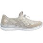 Rieker Damen Slipper Beige